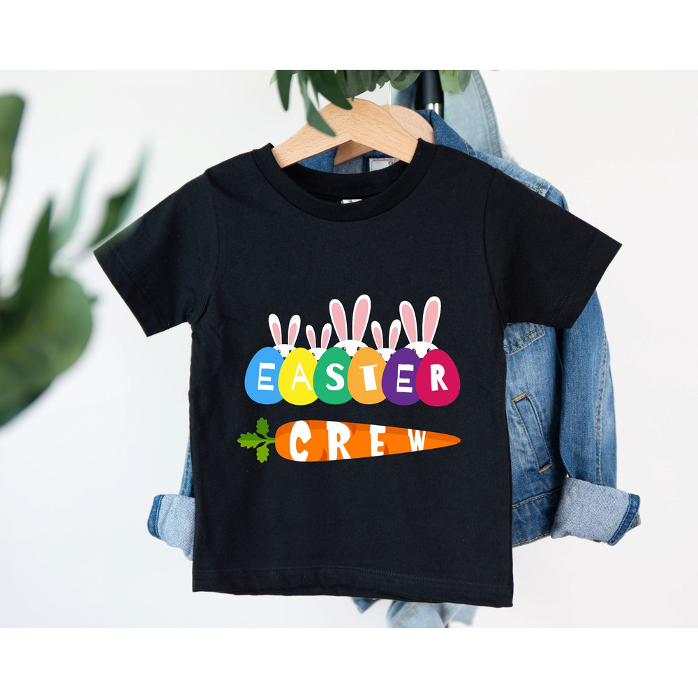 Easter Crew Shirt, Kids Easter Shirt , Cute Bunnies Tee, Easter Bunny Shirt, Easter Family Squad Shirt, Easter Eggs, Easter Day, Easter Gift.jpg