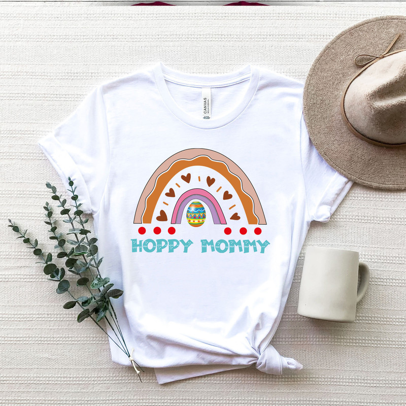 Mommy and Me Easter Matching T-shirts, Hoppy Mini Hoppy Mommy Shirt, Mommy and Me Shirt, Easter Matching Mommy and Tee.jpg