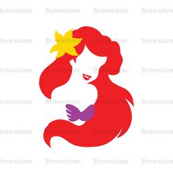 Ariel Princess Little Mermaid Disney Cartoon SVG