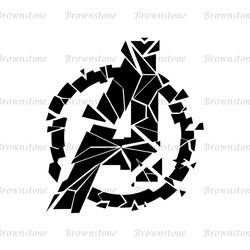 Mavel Avengers Break Logo SVG