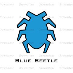 Avengers Superhero Blue Beetle Logo SVG