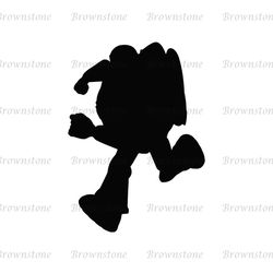 Buzz Lightyear Cartoon Toy Story Silhouette SVG Vector