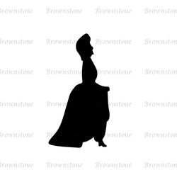 Lady Tremaine Cinderella Disney Cartoon Character Silhouette SVG