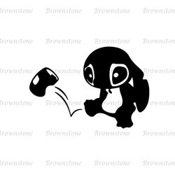 Funny Stitch Disney Cartoon Character SVG