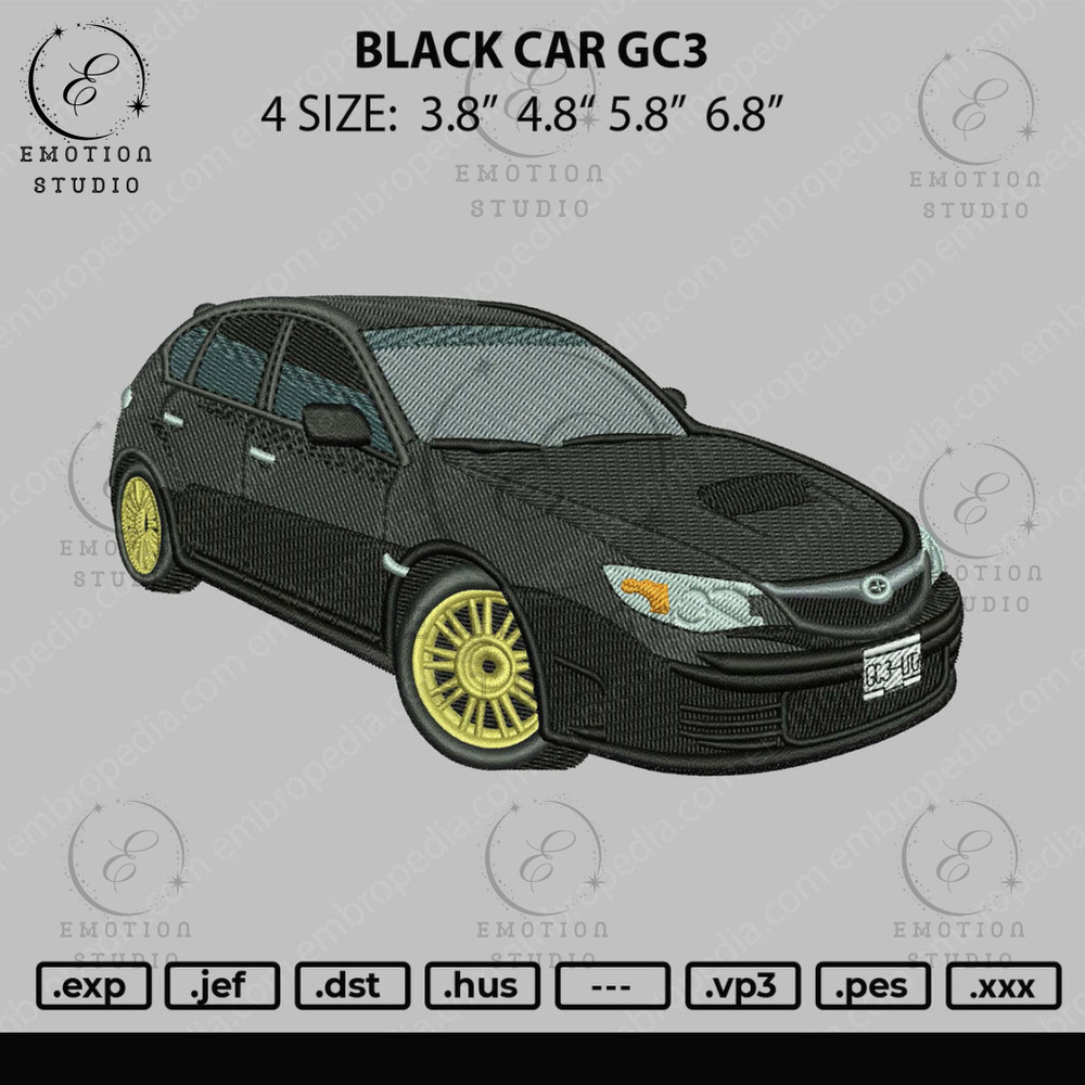 Car Black GC3 Embroidery File 4 size.jpg
