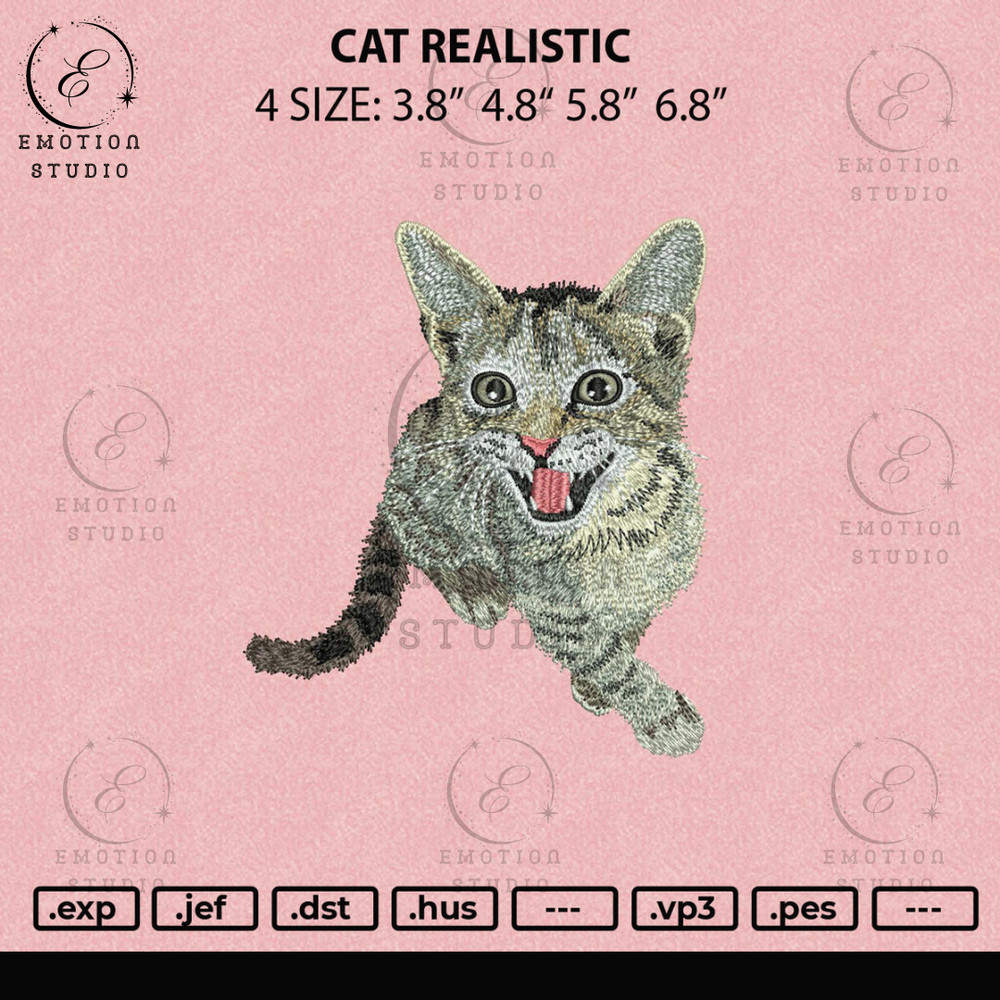 Cat Realistic Embroidery File 4 size.jpg