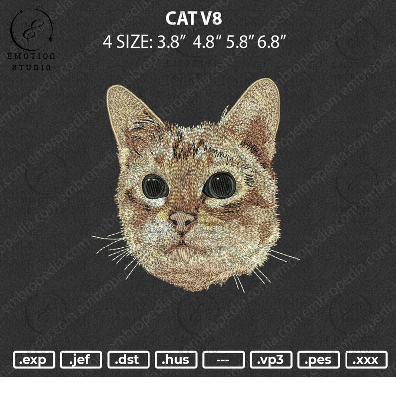 Cat V8 Embroidery File 4 sizes.jpg