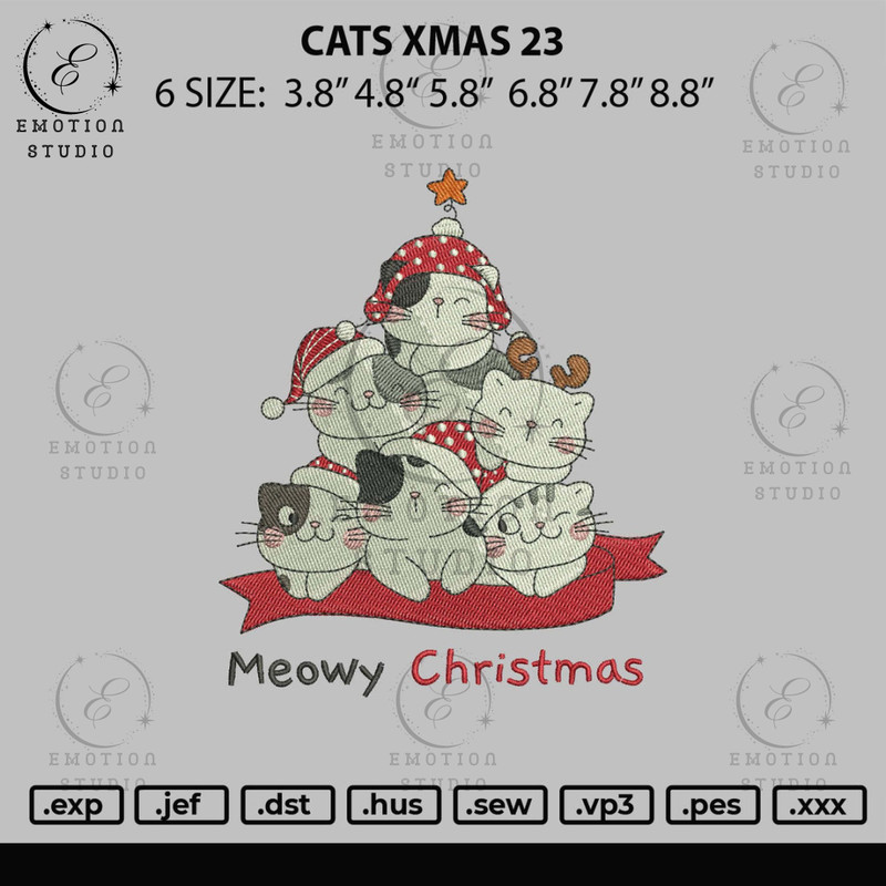 Cats Xmas 23 Embroidery File 6 sizes.jpg