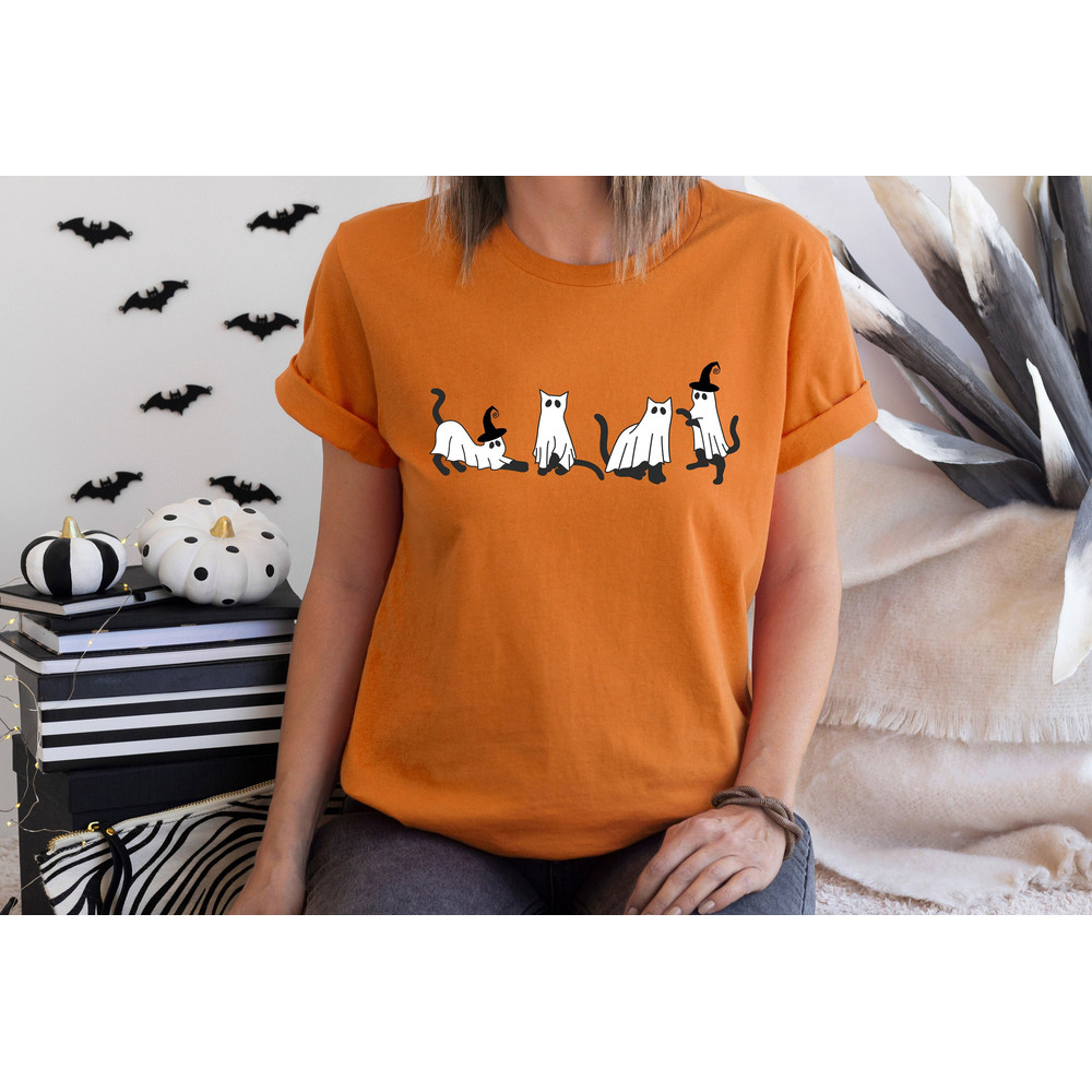 Cat halloween sweatshirt, ghost cat shirt, Halloween Sweater, Halloween Cat Shirt, Cat Lover Shirt, Black Cat Shirt, Spooky Season.jpg