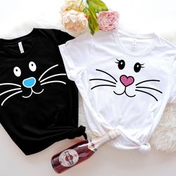 cute easter bunny face, happy easter day, easter bunny shirts, cute easter shirts, matching easter outfits, custom easte