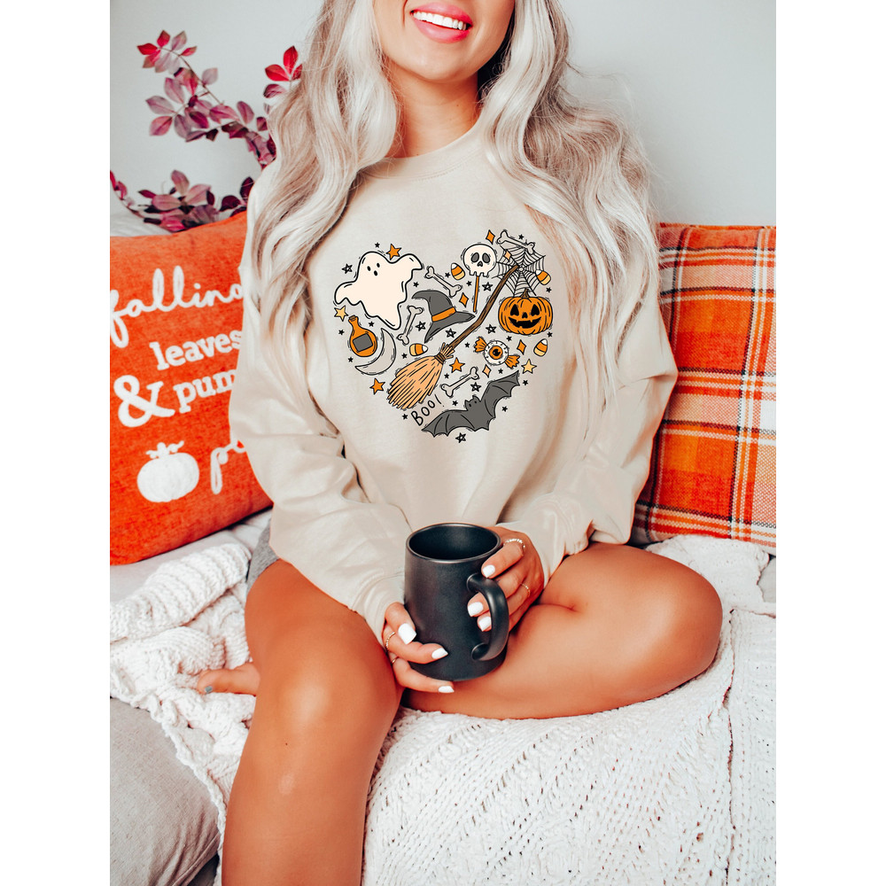 Cute Halloween Theme Shirt for Women, Halloween T-Shirts, Cute Teacher Halloween T-Shirts, Mom Halloween T-Shirts, Fall Shirts.jpg
