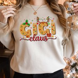 gigi claus sweatshirt, gigi claus crewneck, gigi claus shirt, grandma hoodie, funny christmas sweatshirt,christmas gigi