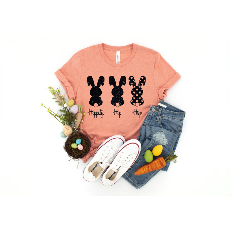 Hippity Hip Hop Shirts, Hip Hop Shirts, Happy Easter Day, Easter Bunny Shirts, Cute Easter Shirts, Matching Easter Outfits, Trendy, Unisex.jpg