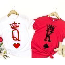 king and queen crown love shirt matching shirt for couples, couple shirts, best couple shirts, lovers shirt