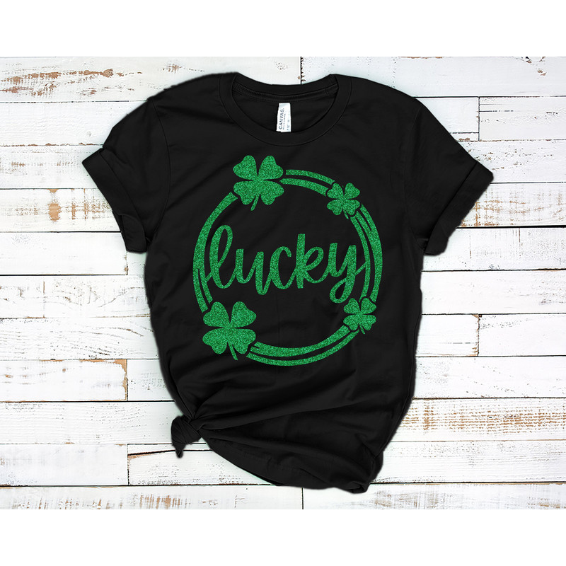 Lucky St. Patrick's Day Shirt, Lucky Charm Shirt, St. Patricks Day Shirt, Shamrock Lucky Shirt, Four Leaf Clover, Shamrock, Irish Tshirt.jpg