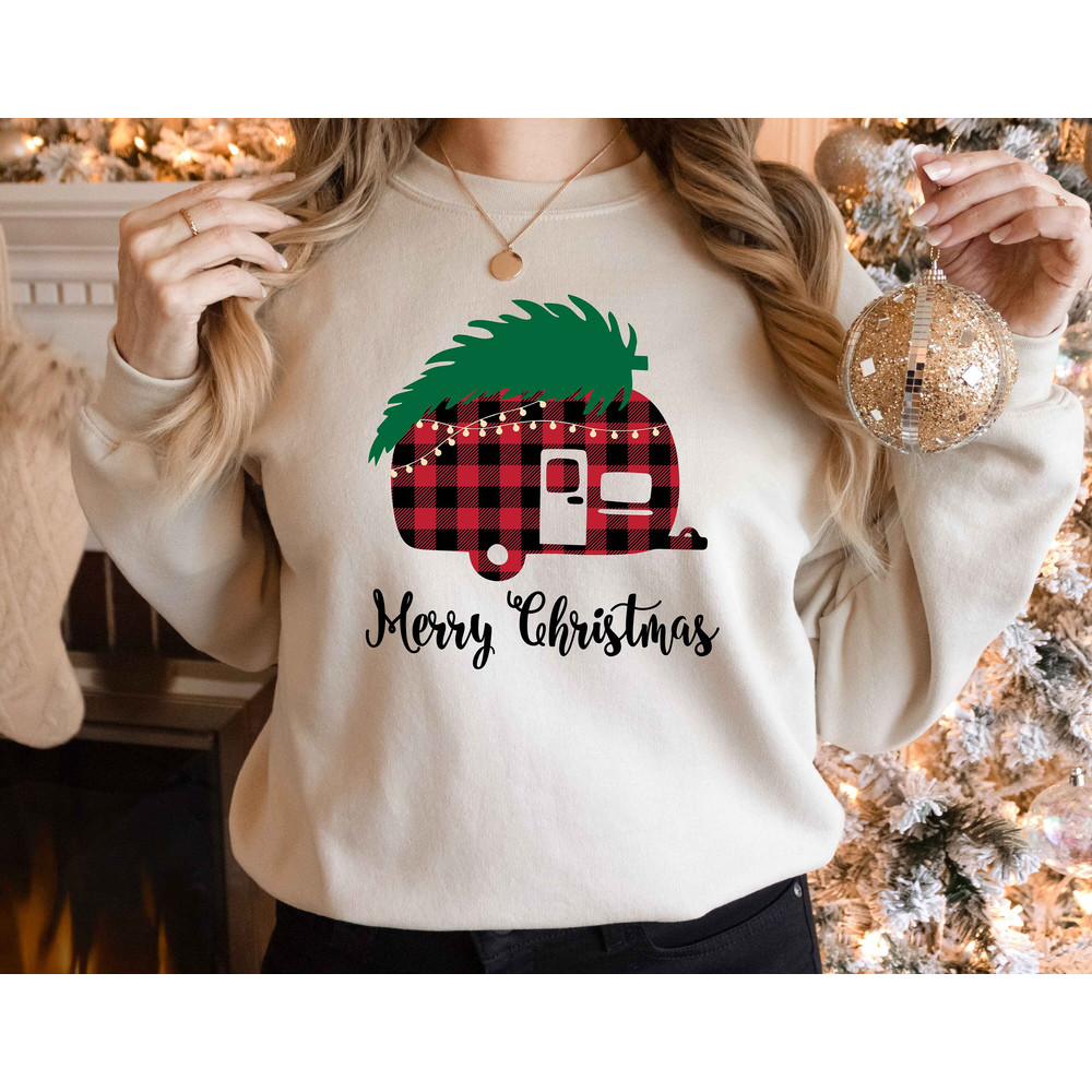 Merry Christmas Sweatshirt, Merry Campers Shirt, Campmas Camping Shirt, Happy Christmas Camper, Christmas Shirt, Merry Christmas Shirt.jpg