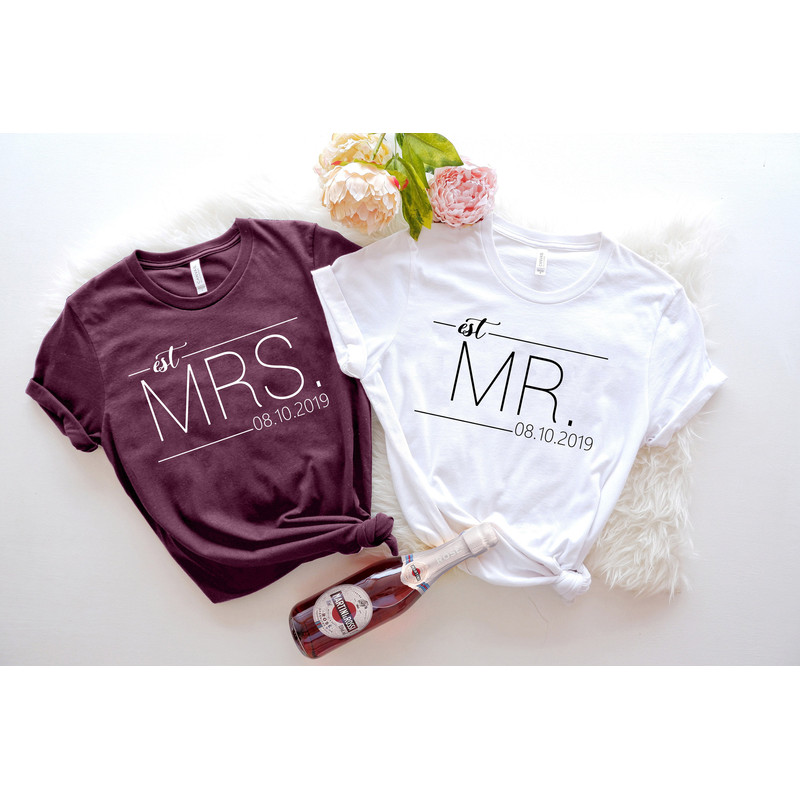 Mr And Mrs, Mr and Mrs shirts, Honeymoon Shirts, Newlywed Shirts, Wedding Shirt, Wife And Hubs Shirts, Just Married Shirts, Couples Shirts.jpg