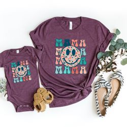 retro mama shirt, retro mini shirt, retro mama mini shirt, blessed mama mini, thankful mini, thankful mama, mama mini ma
