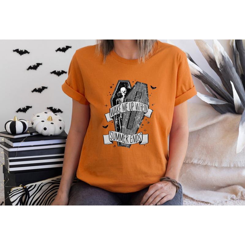 Wake Me When Summer Ends Sweatshirt, Halloween Sweatshirt , Horror Sweatshirt , Trendy Halloween Sweatshirt , Spooky Season Sweatshirt.jpg