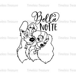 Bella Notte Lady and The Tramp SVG