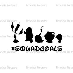 Squadgoals Beauty and The Beast SVG
