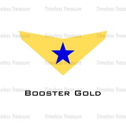 Avengers Superhero Booster Gold Logo SVG