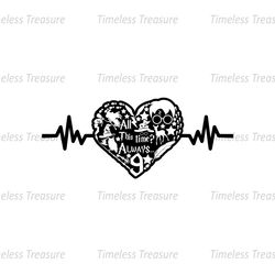 All This Time Always Heartbeat Harry Potter SVG Cut Files