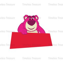 Lotso Bear Disney Pixar Toy Story SVG Digital File