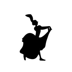 Drizella Tremaine Cinderella Disney Cartoon Character Silhouette SVG