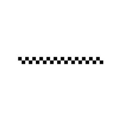 Checkered Line Alice In Wonderland Cartoon SVG