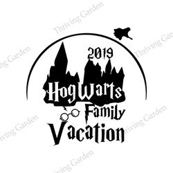 Hogwarts Wizarding School 2019 Family Vacation SVG