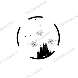 disney princess cinderella magic kingdom silhouette svg