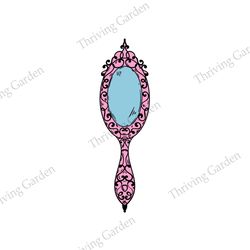 disney princess hand mirror cinderella vector svg