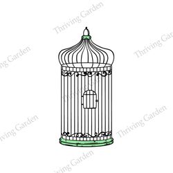 disney vintage bird cages cinderella vector svg