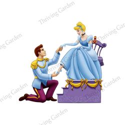 cinderella and prince charming henry glass slipper disney png