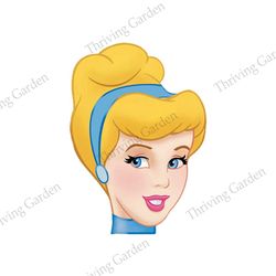 disney cartoon princess cinderella head png clipart