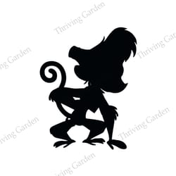 abu the monkey aladdin disney svg cut files