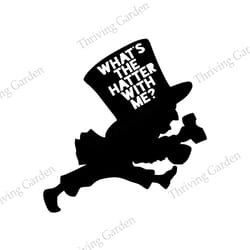 what's the hatter with me alice in wonderland svg