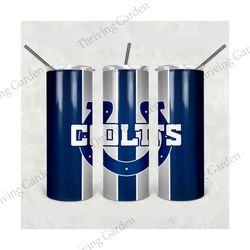Indianapolis Colts Tumbler, Indianapolis Colts Wrap, Indianapolis Colts Design, NFL Tumbler Png, Sport Tumbler, Nfl Wrap
