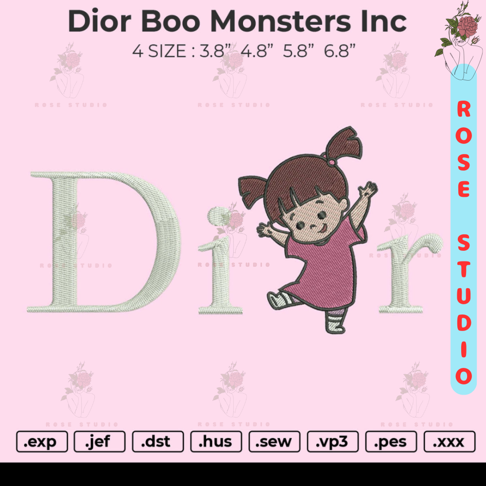 dior boo monsters inc Embroidery.jpg
