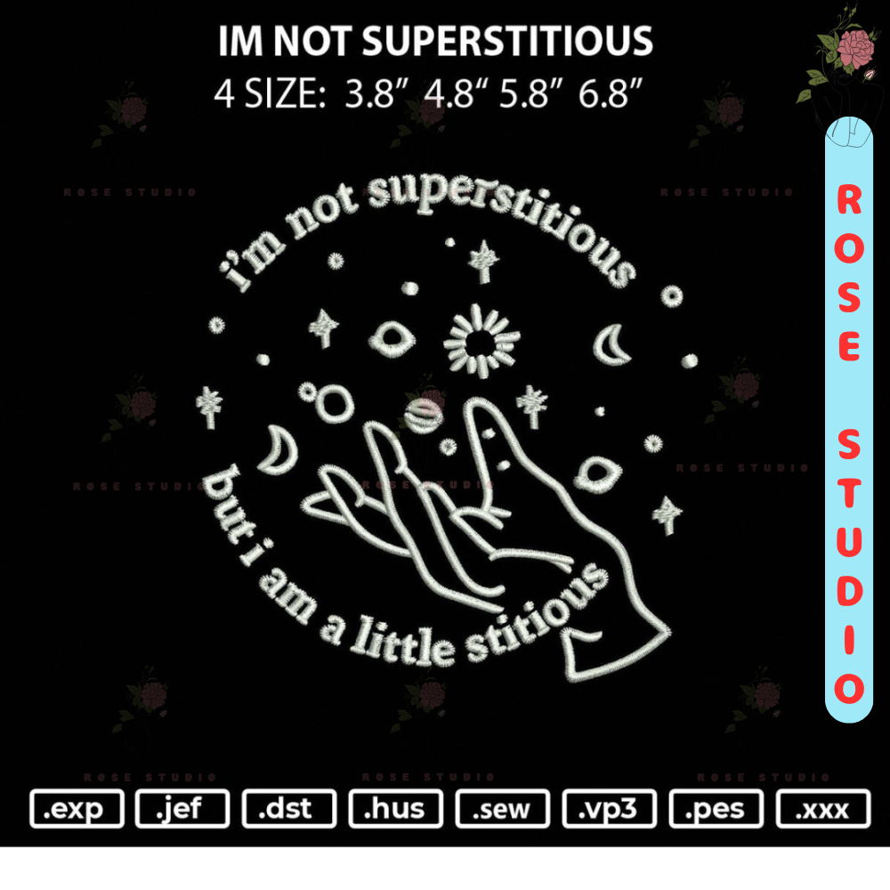 Im Not Superstitious Embroidery.jpg