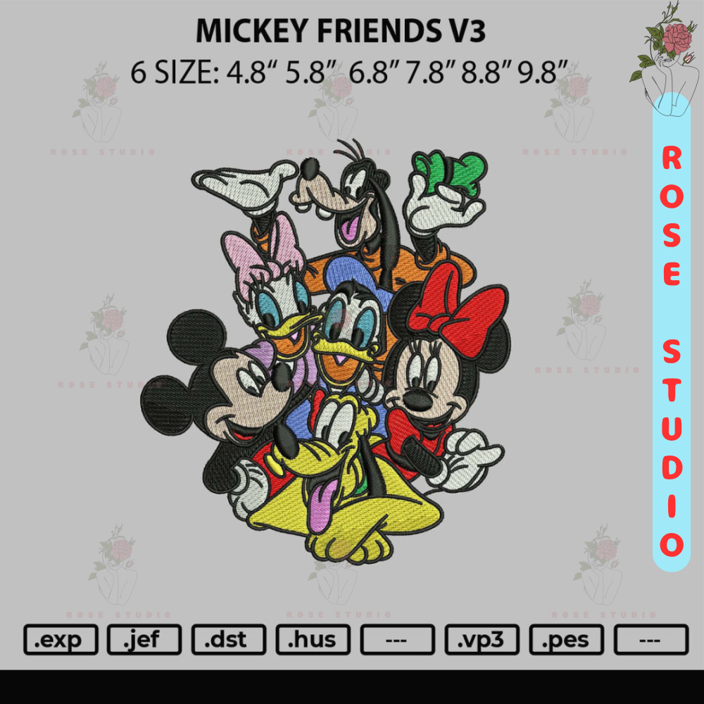 Mickey Friends V3 Embroidery File 6 sizes.jpg