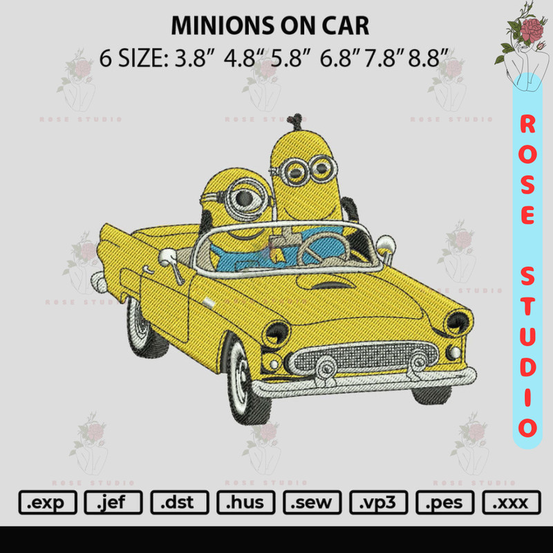 Minions On Car Embroidery File 6 sizes.jpg