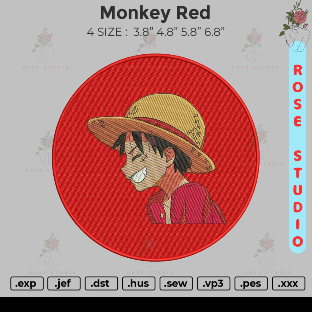Monkey Red Embroidery.jpg