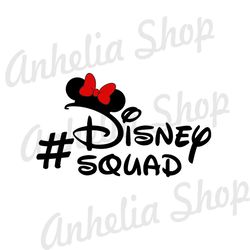 Minnie Mouse Disney Squad SVG