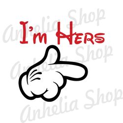 I'm Hers Mickey Mouse SVG