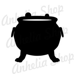 Harry Potter Witch Brew Cauldron SVG Vector Silhouette