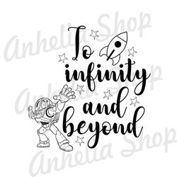 To Infinity And Beyond Toy Story Buzz Lightyear Silhouette SVG