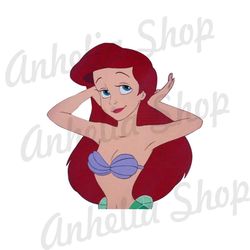 cool little princess ariel disney the little mermaid png