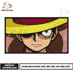 new luffy eyes design - one piece - vintage studio